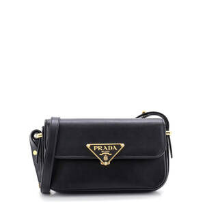 Prada Embleme Triangle Logo Flap Bag #241711P20B